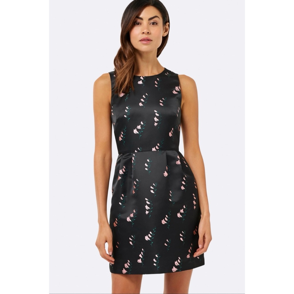 Ever New Black Floral Prom Dress